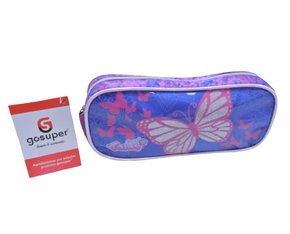Estojo Escolar Infantil Borboleta FAL30I00903 Gosuper Rosa