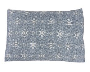 Fronha Esmeralda Percal 180 Fios 50X70CM Floral Juma Azul Claro