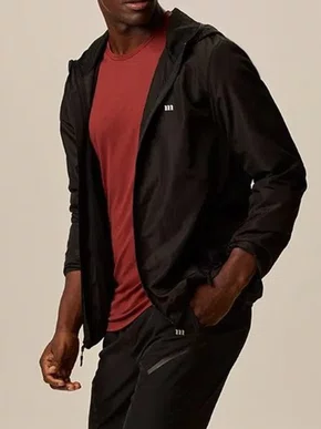 Jaqueta Corta Vento Masculina Esportiva Active 1000137008 Malwee Preto