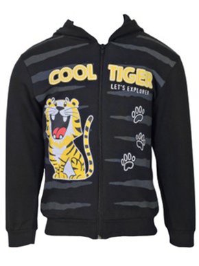 Jaqueta De Moletom C/ Capuz Masculino Infantil Analê Preto e Amarelo