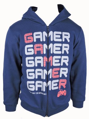 Jaqueta De Moletom C/ Capuz Masculino Juvenil Analê  Marinho