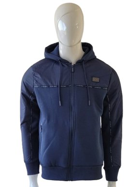 Jaqueta De Moletom Com Capuz Masculina Adulto 57382 Mormaii Marinho