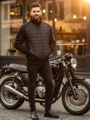 Jaqueta De Moletom E Nylon Masculino Adulto 57425 Mormaii Preto