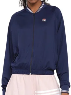 Jaqueta Feminina Adulto Pinstripes Line F12TN030 Fila Marinho