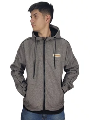 Jaqueta Masculina Adulto Microfibra Soft 16.01.0543 Gangster Marrom