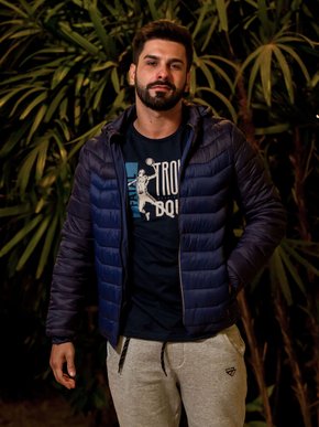 Jaqueta Masculina Adulto Nylon Com Capuz JMG-104 Code Blue Marinho