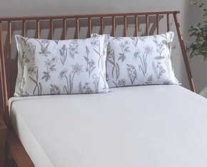 Jogo De Cama Casal 03 Peças Full Ambar 1,38X1,88 Dohler Flora