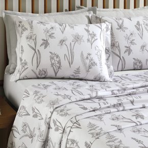 Jogo De Cama Casal 04 Peças Full Ambar 2,20 X 2,50 Dohler Flora