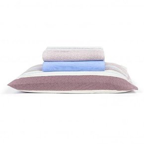 Jogo De Cama King Duplo 4 Peças Santista Prata Pietro Azul Claro