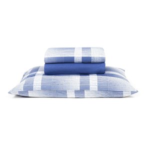 Jogo De Cama King Duplo 4 Peças Santista Prata Broadway Indigo