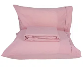 Jogo De Cama King Percal 200 Fios 3 peças Renan Enxovais Rosa