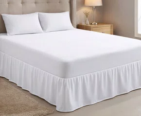 Jogo De Cama Queen 3 Peças 180 Fios 160X200 Hotel Deluxe Branco