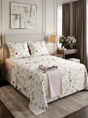 Jogo De Cama Queen 4 Peças 180 Fios Supercal Corttex