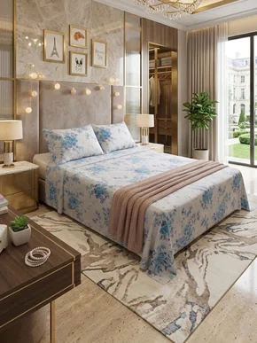 Jogo De Cama Queen 4 Peças 180 Fios Supercal Corttex