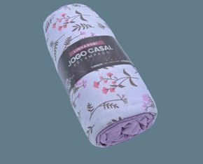 Jogo De Cama Rubi Casal 03 Peças Estampado 32044 SBX Rose