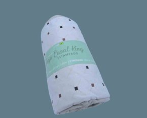 Jogo De Cama Rubi King 03 Peças Estampado 32075 SBX Bege