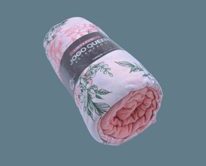 Jogo De Cama Rubi Queen 03 Peças Estampado 32045 SBX Salmão