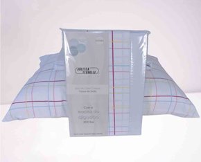 Jogo de Cama Solteiro 02 Peças 300 Fios Toque de Seda 0,88 X1,88m Jolitex Branco