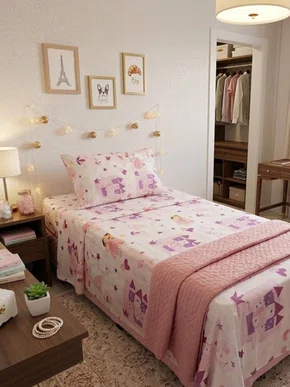 Jogo De Cama Solteiro 3 Peças 180 Fios StudioMix Corttex