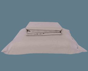 Jogo De Lençol Solteiro 3 Peças 200 Fios 88X188 Micropercal Cappuccino