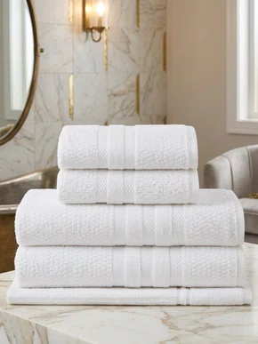 Jogo De Toalhas Vanilla 5 Peças Extra Soft Buddemeyer Branco