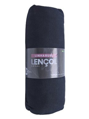 Lençol Casal Rubi Liso 01 Peça M32041 SBX Preto