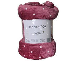 Manta king Poá 240X260 Habitat Uva