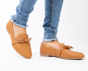 Mocassim Feminino Adulto Com Detalhe Na Frente 1472-006-221 Santinelli Rum