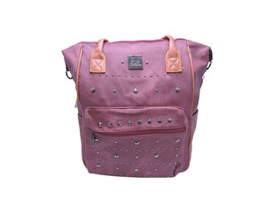 Mochila E Bolsa Feminina Adulto Sintético Com Tachas KL626 KL Main Vinho