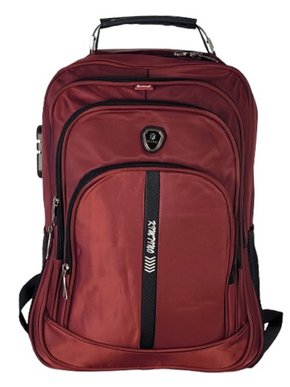 Mochila Unissex Adulto Sintética A1805 Kimtino Bordo