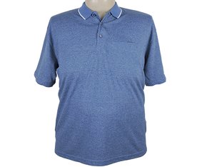 Camisa Polo Masculina Manga Curta Tamanho Especial PMI-104 Code Blue Azul