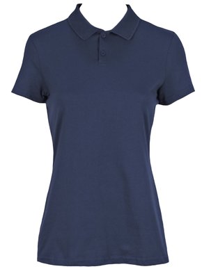 Polo Baby Look Feminina Adulto 1000004504 Malwee Marinho