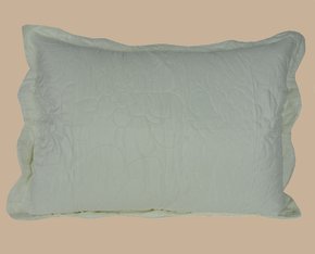 Porta Travesseiro Elegance Liso Habitat Creme