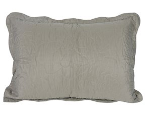 Porta Travesseiro Elegance Liso Habitat Marrom