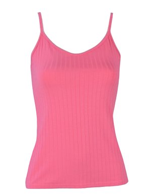 Regata Básica Canelada Feminina Adulto 1000050617 Malwee Rosa