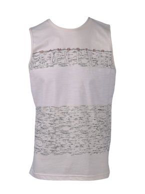 Regata Machão Masculina Adulto Com Detalhe Logo 13.07.0311 Gangster Creme