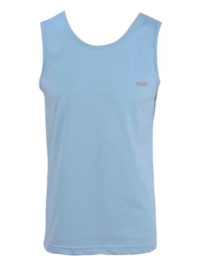 Regata Masculina Adulto Básica Com Estampa Logomarca 13.01.1165 Gangster Azul