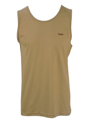 Regata Masculina Adulto Básica Com Estampa Logomarca 13.01.1151 Gangster Caramelo