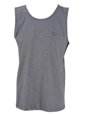 Regata Masculina Adulto Básica Com Estampa Logomarca 13.06.1025 Gangster Grafite