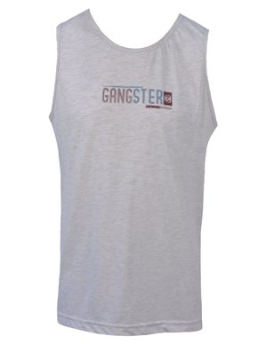 Regata Masculina Adulto Estampa Logomarca 13.06.0901 Gangster Mescla