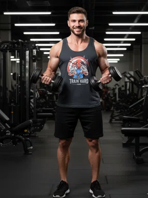 Regata Masculina Adulto Train Hard 125213002 Over Grafite