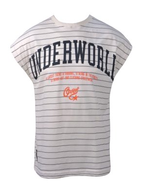 Regata Oversized Masculina Com Estampa Frontal 13.77.0010 Overcore Off White