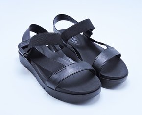 Sandália Feminina Adulto Flat 8387.505 Beira Rio Preto e Preto