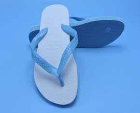 Chinelo Unissex Adulto Tradicional Havaianas Azul Claro