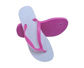 Chinelo Unissex Adulto Tradicional Havaianas Rosa Flux