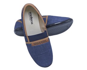 Sapatilha Feminina Adulto 520.59 Moleca Marinho E Caramelo