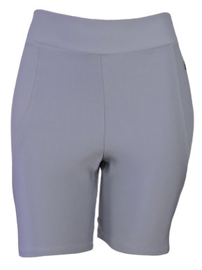 Shorts Básico Feminino Adulto Detalhe Recorte1000111320 Enfim Cinza