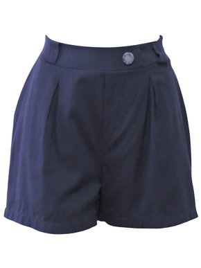 Shorts Em Viscolinho Feminino Adulto 1.703368 Lecimar Preto
