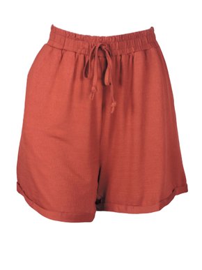 Shorts Feminino Adulto Detalhe Dobra V513M Vila Flor Bordo