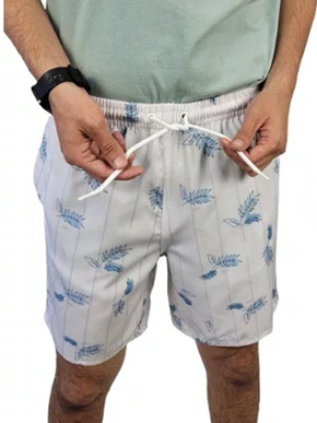 Shorts Masculino Adulto Microfibra 68.10.0626 Gangster Branco